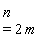 n = 2*m