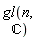 gl(n, complex)