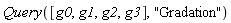 Query([g0, g1, g2, g3], "Gradation")