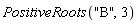 PositiveRoots("B", 3)