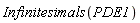 Infinitesimals(PDE1)