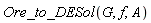 Ore_to_DESol(G, f, A)