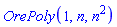 OrePoly(1, n, n^2)