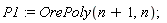 P1 := OrePoly(n+1, n)
