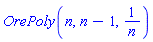 OrePoly(n, n-1, 1/n)