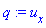 q := u[x]
