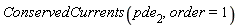 ConservedCurrents(pde[2], order = 1)
