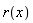 r(x)