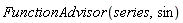 FunctionAdvisor(series, sin)
