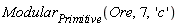 Modular[Primitive](Ore, 7, 'c')