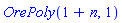 OrePoly(1+n, 1)