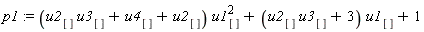 p1 := (u2[]*u3[]+u4[]+u2[])*u1[]^2+(u2[]*u3[]+3)*u1[]+1