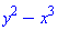 y^2-x^3