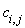 c[i, j]