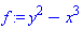 f := y^2-x^3