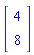 Vector[column]([[4], [8]])