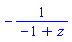 -1/(-1+z)