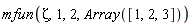 mfun(Zeta, 1, 2, Array([1, 2, 3]))
