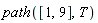 path([1, 9], T)