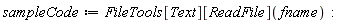 sampleCode := FileTools[Text][ReadFile](fname)