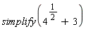 simplify(4^(1/2)+3)