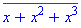 conjugate(x+x^2+x^3)