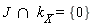 `intersect`(J, k[X]) = {0}