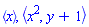 POLYNOMIALIDEAL(x, variables = {x, y}, characteristic = 0, known_groebner_bases = (table( [( plex(x) ) = [[1, x, x]], ( lexdeg([x], [y]) ) = [[1, x, x]], ( tdeg(y, x) ) = [[1, x, x]], ( plex(y, x) ) = [[1, x, x]] ] ))), POLYNOMIALIDEAL(x^2, y+1, variables = {x, y}, characteristic = 0, known_groebner_bases = (table( [( tdeg(y, x) ) = [[1, y, y+1], [1, x^2, x^2]], ( plex(y, x) ) = [[1, x^2, x^2], [1, y, y+1]] ] )))