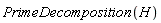PrimeDecomposition(H)