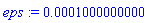 eps := 0.1000000000e-3