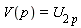 V(p) = U[2*p]