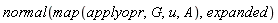 normal(map(applyopr, G, u, A), expanded)