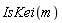 IsKei(m)