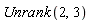 Unrank(2, 3)