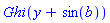 Ghi(y+sin(b))