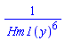 1/Hm1(y)^6