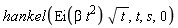 hankel(Ei(beta*t^2)*sqrt(t), t, s, 0)