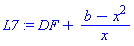 DF+(b-x^2)/x