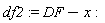 df2 := DF-x: