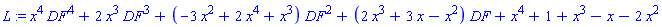 x^4*DF^4+2*x^3*DF^3+(-3*x^2+2*x^4+x^3)*DF^2+(2*x^3+3*x-x^2)*DF+x^4+1+x^3-x-2*x^2