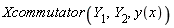 Xcommutator(Y[1], Y[2], y(x))