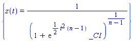 {z(t) = 1/(1+exp((1/2)*t^2*(n-1))*_C1)^(1/(n-1))}