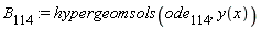 B[114] := hypergeomsols(ode[114], y(x))
