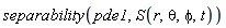 separability(pde1, S(r, theta, phi, t))