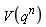 V(q^n)