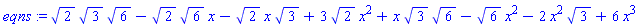 2^(1/2)*3^(1/2)*6^(1/2)-2^(1/2)*6^(1/2)*x-2^(1/2)*x*3^(1/2)+3*2^(1/2)*x^2+x*3^(1/2)*6^(1/2)-6^(1/2)*x^2-2*x^2*3^(1/2)+6*x^3