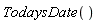 TodaysDate()