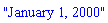 "January 1, 2000"