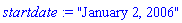 startdate := "January 2, 2006"