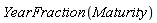 YearFraction(Maturity)